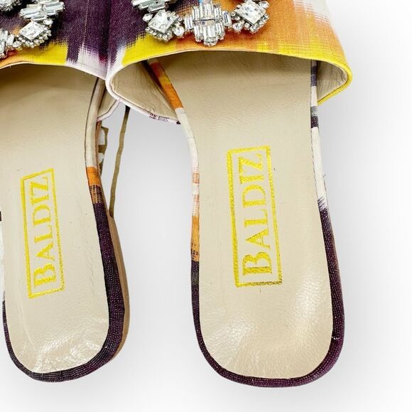 BALDIZ KAT COCKTAIL‎ SLIDE 36/US 5.5 with Dust Bag - Leather, rhinestone - Picture 9 of 9